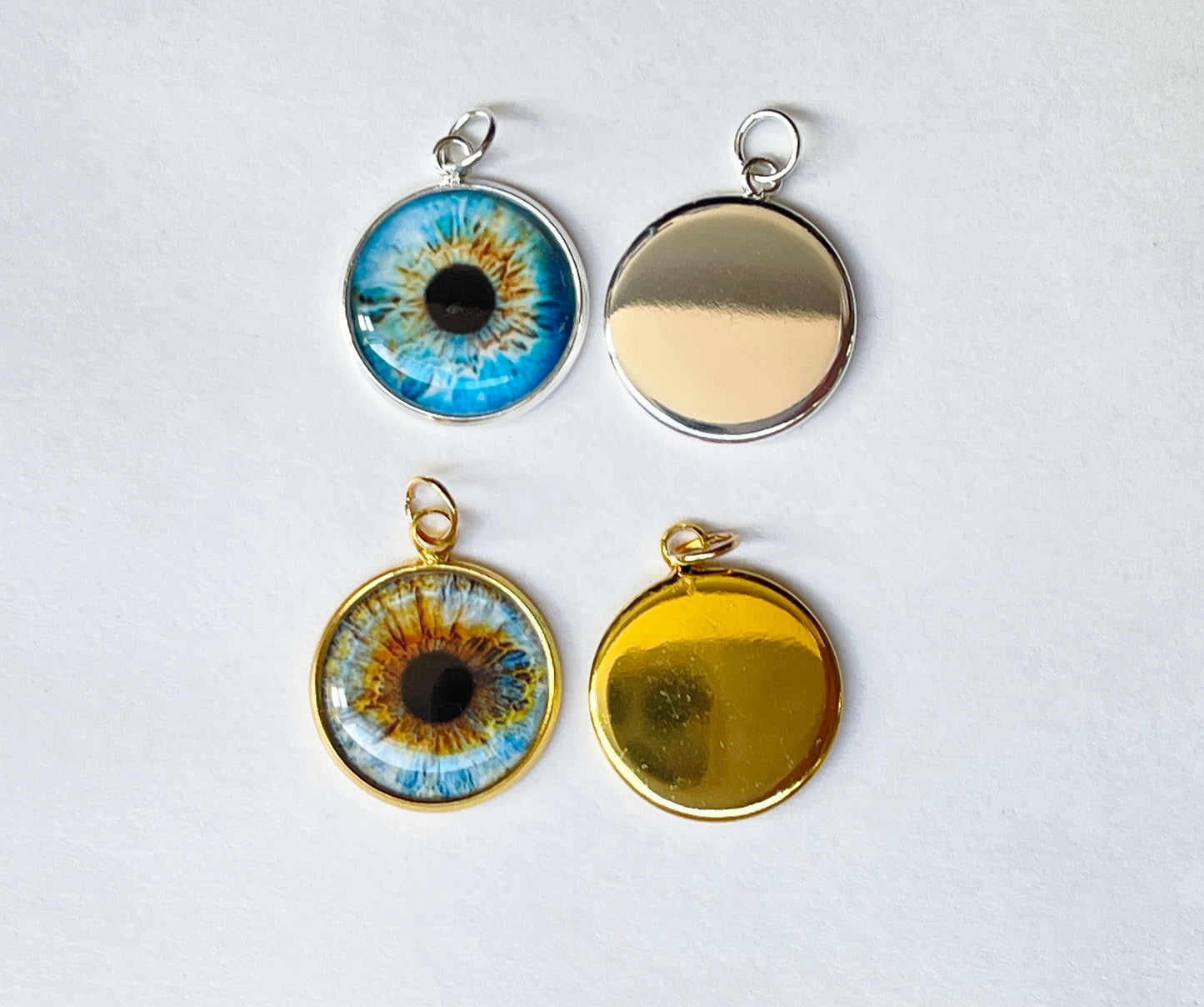 Custom Photo Charm in silver or gold