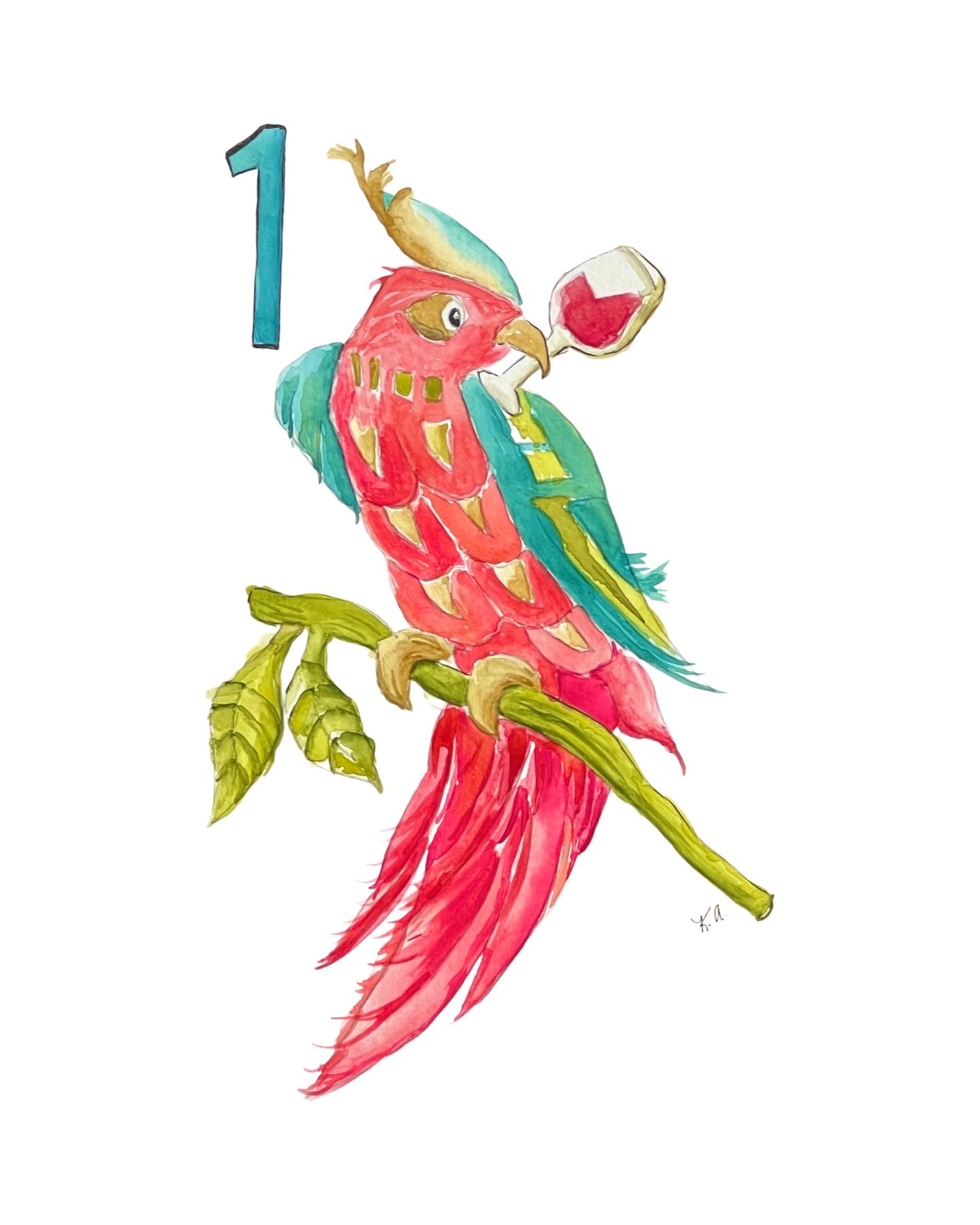 Gold Mahjong Necklace and earring set of one dot bird bam crack