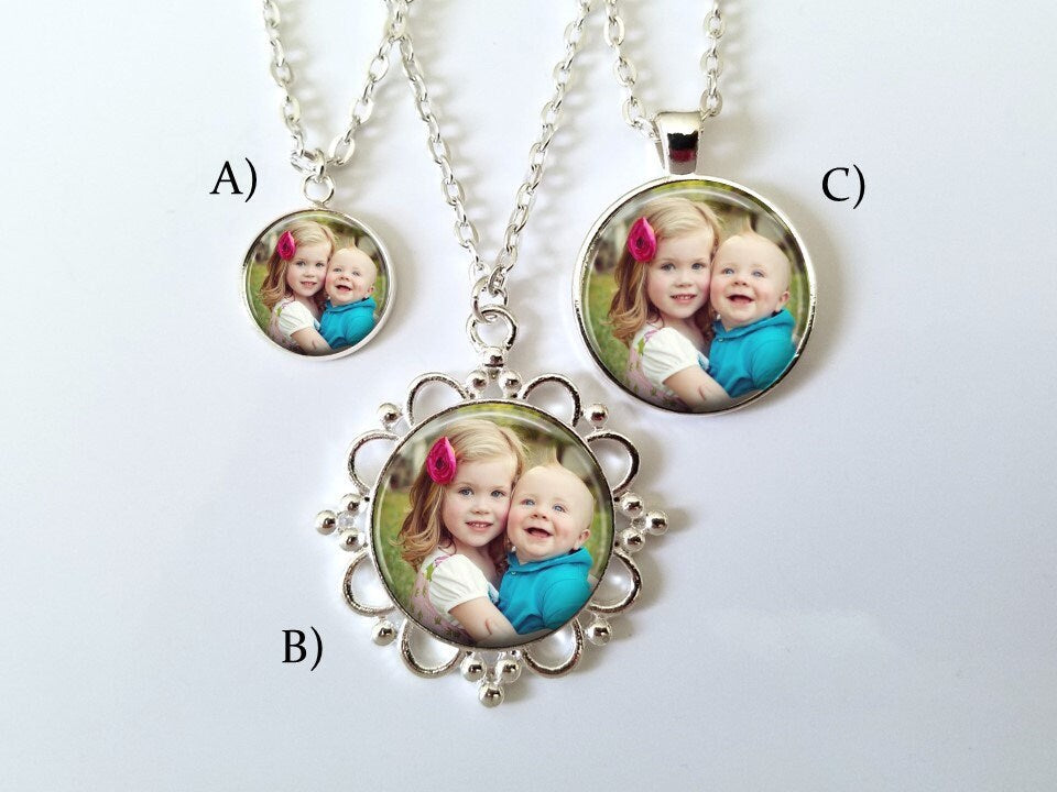 Custom Charm Photo Necklace