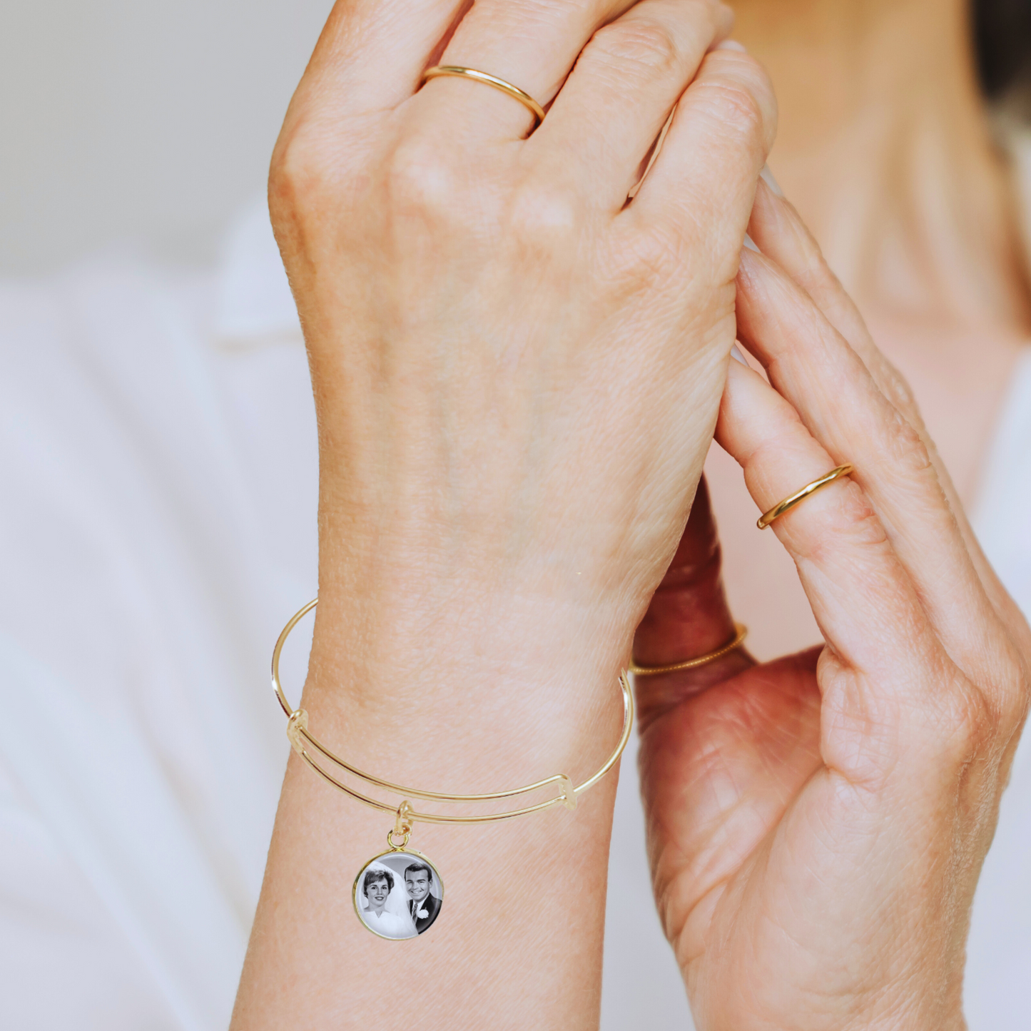 Custom Photo Charm a la carte - Silver or gold - Custom Pet picture charm for a bracelet or necklace