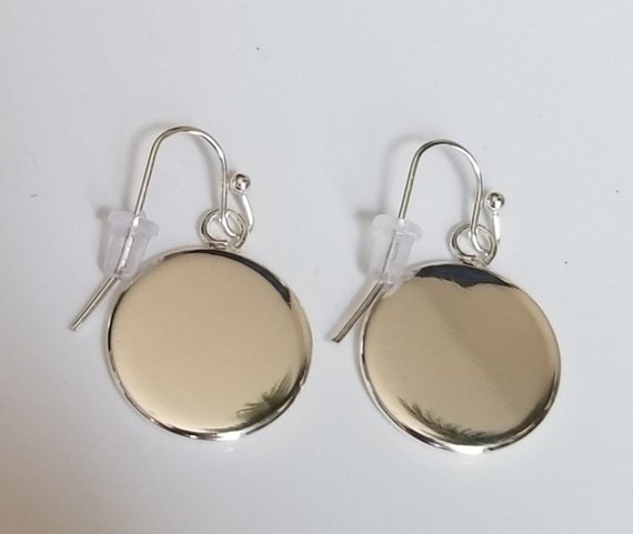 Dog Earrings - Custom Pet picture Earrings - Valentine Gift for little girls, daughter, mom - send 1 or pet 2 photos in a message