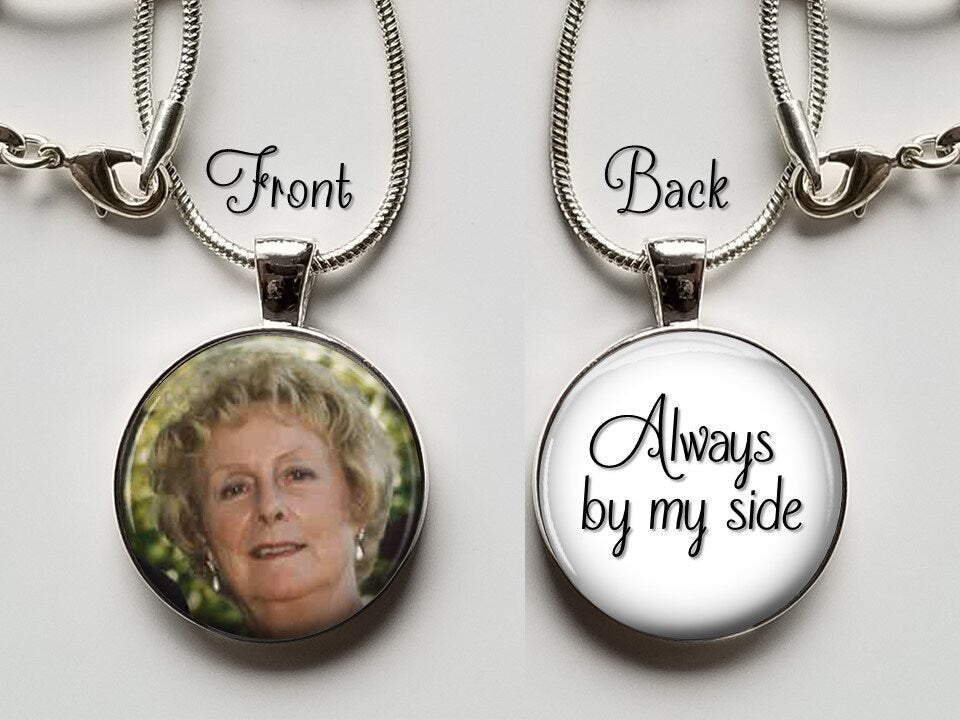 Bridal Bouquet Photo Pendant Memorial Charm