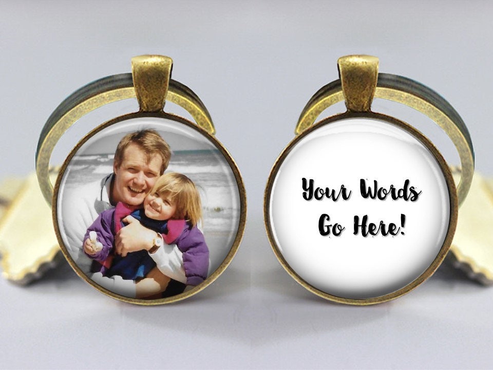 Personalized Photo Keychain - Custom Picture Keyring