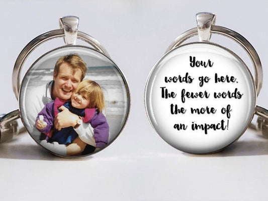 Personalized Photo Keychain - Custom Picture Keyring