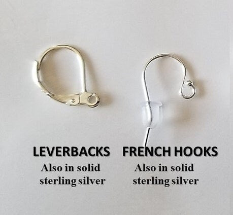 Cat Photo Earrings - Custom Picture Earrings -Sterling Silver Plated Dangle round Gift for little girls, daughter, big sister, mom