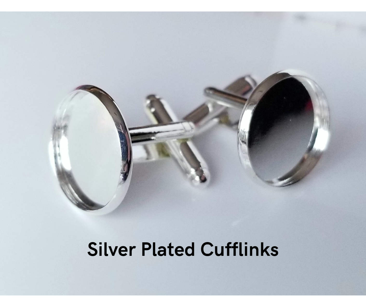 Photo Cufflinks with Personalized Message