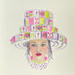 Mahjong Wall Art unframed print Mahjong tile hat