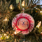 Photo Ornament - ANY picture! with wreath border- 2 inch Sterling Silver plated Personalized Picture Ornament