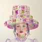 Mahjong Wall Art unframed print Mahjong tile hat