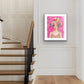 Mahjong Wall Art unframed print Mahjong tile hat and dress