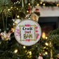 majong christmas ornament crack dot bam