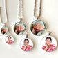 Custom silver photo charms 16mm, 25mm and 30mm Double sided