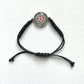 Mahjong Bracelet one side 1 Dot and the other side Bird Bam tile reversible