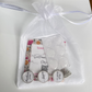 DIY Bouquet Charm with setting for your 3 photos for tiered charms