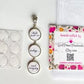 DIY Bouquet Charm with setting for your 3 photos for tiered charms