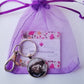 Ultrasound Keychain  - Can't wait to meet you Daddy- Custom Baby Ultrasound Sonogram photo double sided Keyring Sterling Silver plated