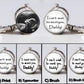 Ultrasound Keychain  - Can't wait to meet you Daddy- Custom Baby Ultrasound Sonogram photo double sided Keyring Sterling Silver plated