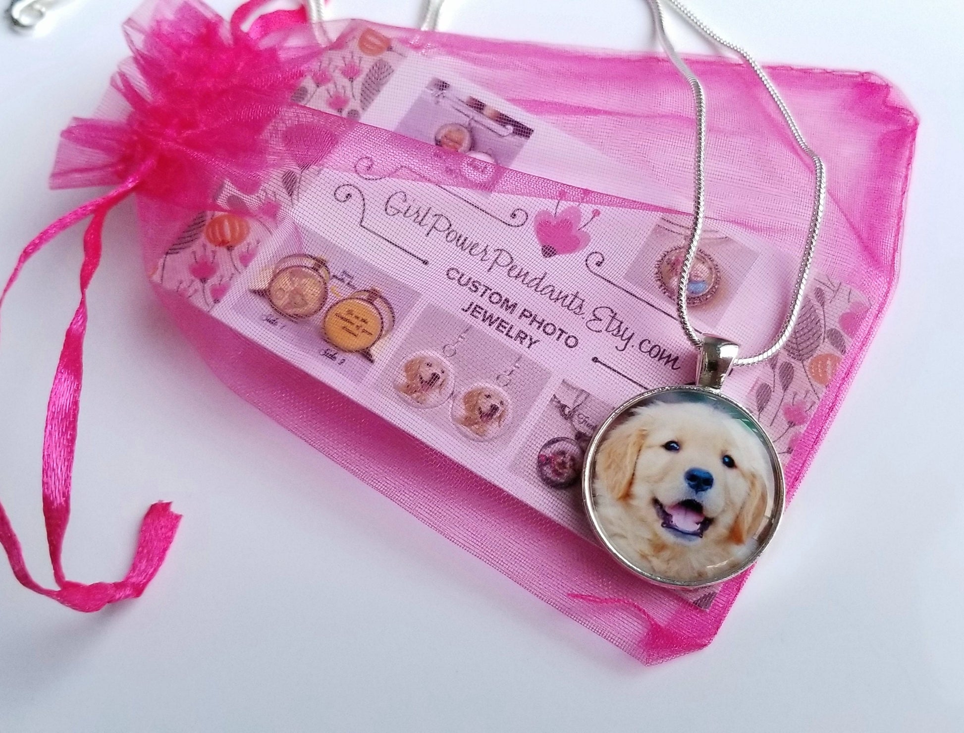 Pet Loss Gift, Dog Memorial Jewelry