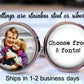 Photo Cufflinks with Personalized Message