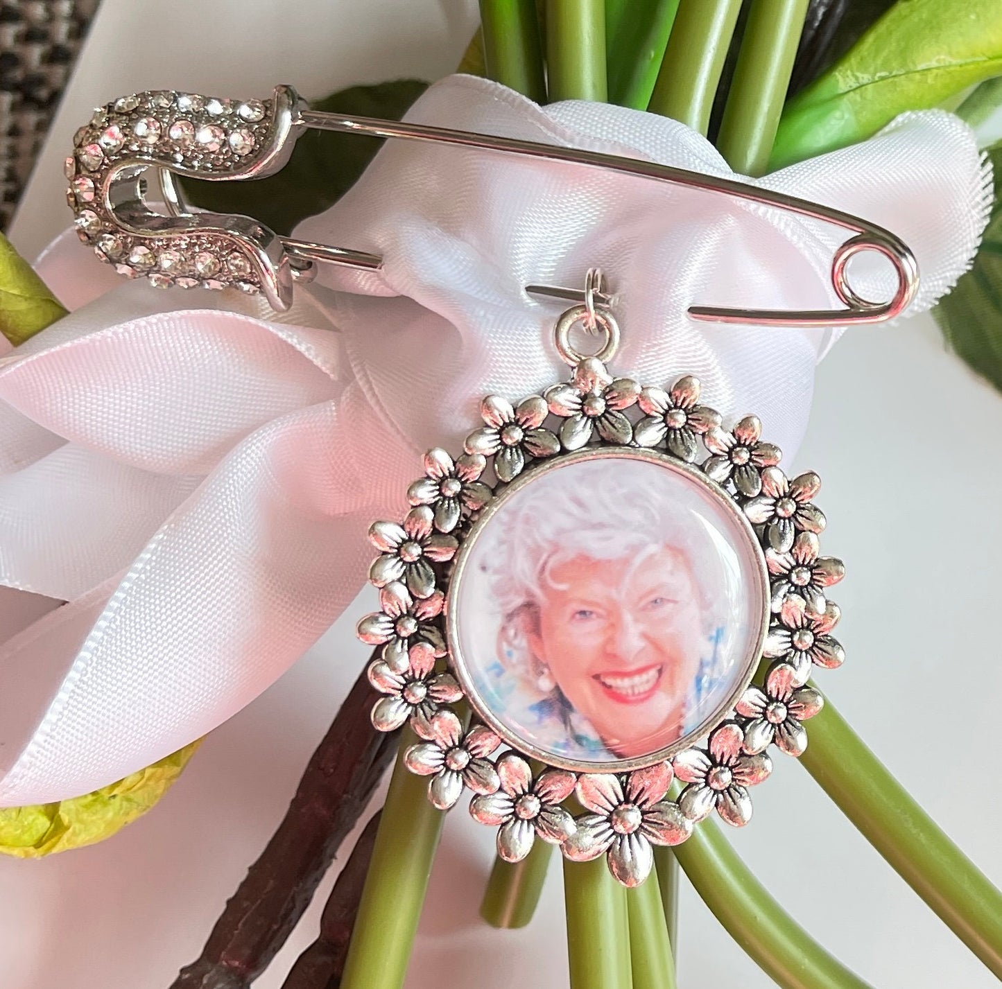 Picture Charm for Bridal Bouquet Wedding Bouquet Memory Charm