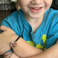 Back to School Comfort Bracelet for little boys bracelet little girls picture of family or pets with personalized message separation anxiety