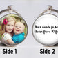 Copy of Personalized Photo Keychain - Custom Picture Keyring - Double sided your own personalized words or message or name on the back